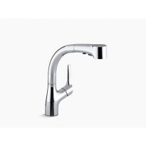 Kohler Elate Kitchen Sink Faucet In Vibrant Stainless Steel Polished Chrome (K-13963T-C4-Cp)