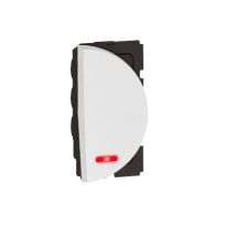 Legrand Arteor 20A Round 1 Way Right Switch 1M White with Indicator