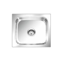 Nirali Bg Grace Plain 304 Stainless Steel Single Bowl Kitchen Sink Satin