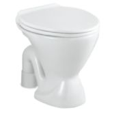 Parryware Elite Floor Mounted Commode S-Trap with Seat Cover and Cistern