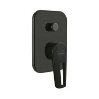 Parryware Nightlife Concealed Bath Mixer Shiny Black