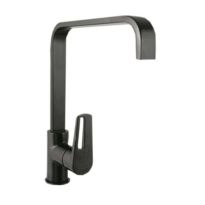 Parryware Nightlife Shiny Black Kitchen Mixer