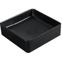 Parryware Nightlife Square Table Top Wash Basin Black