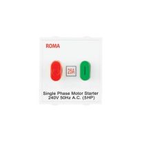 Roma 25A Motor Starter White Switch-Overload Switch
