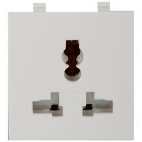 Roma Penta Combi Socket for All Pins- White 2 M