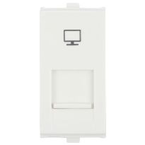 Roma Penta Computer Jack RJ45 Cat6- White 1 M