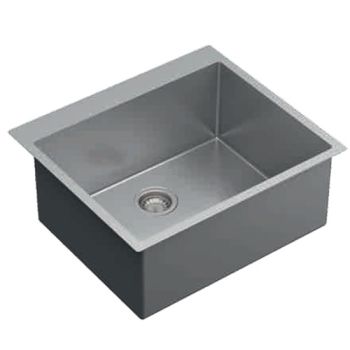 Carysil American Design Single Bowl SS-304 Kitchen Sink 25"x22"x10" - Matt Finish