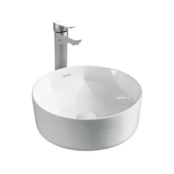 Cera Canisa Table Top Wash Basin Snow-White