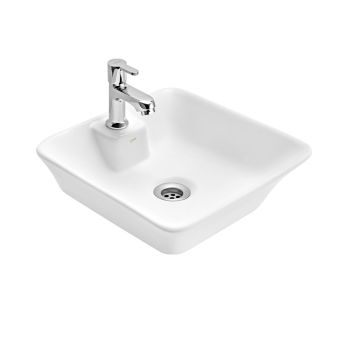 Cera Casual Table Top Wash Basin with Provision for Tap Hole