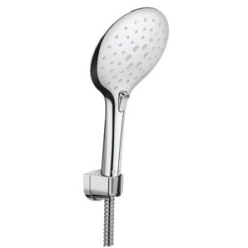 ESS ESS Shower 4" Hs Round, Easy Click 3F With 1.5 Mtr Flex Tube & Hook
