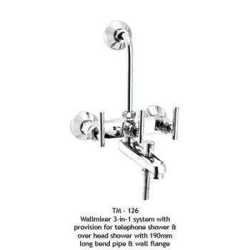 ESS ESS Tarim Wall Mixer 3-In-1 System With Provision
