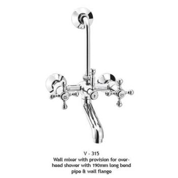 ESS ESS Victorian Wall Mixer With Provision For Overhead Shower