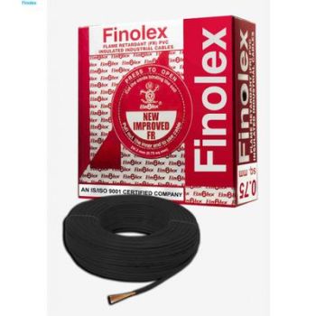 Finolex Electrical Cable 1 sqmm Black 180 mtrs