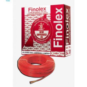 Finolex Electrical Cable 1 sqmm Red 180 mtrs