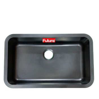 Futura Natural Quartz Single Bowl Kitchen Sink 31 x 19"