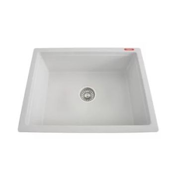 Futura Natural Quartz Single Bowl Kitchen Sink 31 x 20"