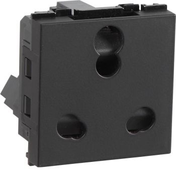 Havells Carbon 6 A - 16 A 3 Pin Shuttered Socket