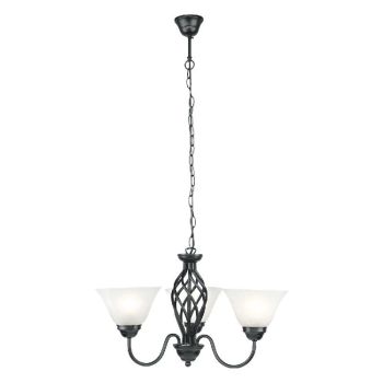 Havells Cupola Chandelier 1 X 3Ls E27 Blk Ceiling Mounted, Chandelier