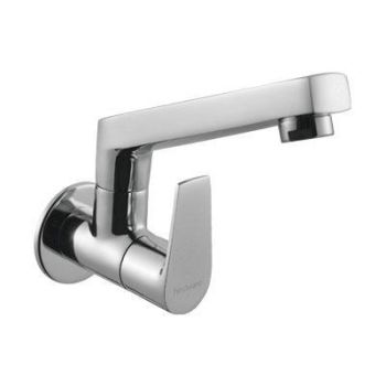 Hindware Element Sink Cock With Swivel Casted Spout (Wall Mounted) 