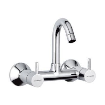 Hindware Flora Sink Mixer With Swivel Spout (Wall Mounted) 