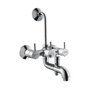 Hindware Flora Wall Mixer 3 In 1 System With Provision For Hand Shower And Overhead Shower 
