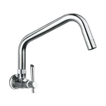 Hindware Immacula Sink Cock With Extended Swivel Spout (Wall Mounted) 