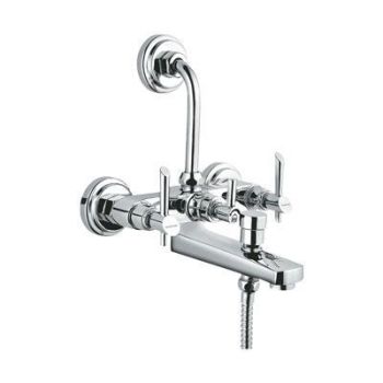 Hindware Immacula Wall Mixer 3 In 1 System With Provision For Hand Shower And Overhead Shower 
