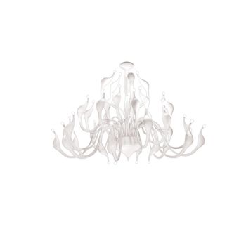 Jaquar 18 LT Meta Swan Ceiling Light with White finishing (DCH-WHT-MX809818A)