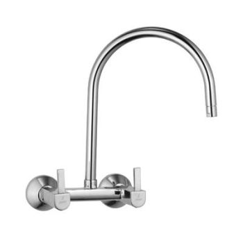Jaquar Darc Sink Mixer With Regular Swinging Spout (Wall Mounted Model) With Connecting Legs & Wall Flanges