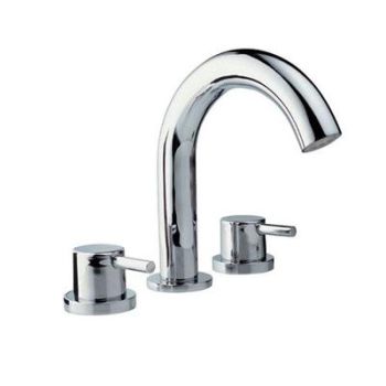 Jaquar Florentine Bath Tub Filler Consisting Of 2 Control Cocks And One Spout, 20Mm Cartridge Size
