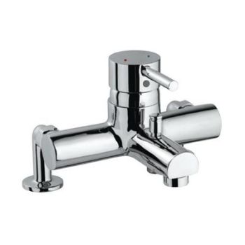 Jaquar Florentine Single Lever Bath Tub Mixer (High Flow) With Hand Shower Arrangement With Exposed Straight Legs
