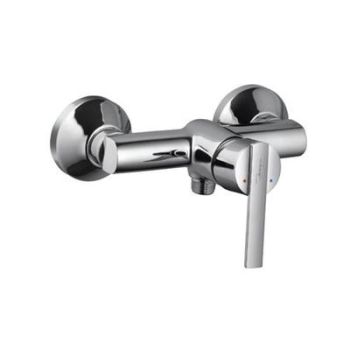 Jaquar Fonte Single Lever Exposed Shower Mixer For Connection To Hand Shower With Connecting Legs & Wall Flanges
