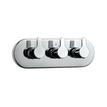 Jaquar Fusion Concealed 4-Way Divertor Set With Hot & Cold Concealed Stop Cock With Built-In Non-Return Valves