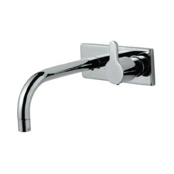 Jaquar Fusion Exposed Part Kit Of Single Concealed Stop Cock Consisting Of Operating Lever, Cartridge Sleeve, Wall Flange (With Seals) & Basin Spout