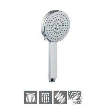 Jaquar Hand Shower 105Mm Round Shape Multi Flow With Air Effect With Rubit Cleaning System