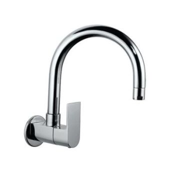 Jaquar Lyric Sink Cock With Regular Swinging Spout (Wall Mounted Model) With Wall Flange