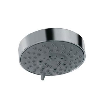 Jaquar Overhead Shower 100Mm Round Shape Multi Flow (Abs Body Chrome Plated With Gray Face Plate) With Rubit Cleaning System