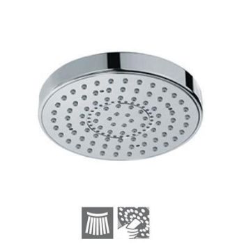 Jaquar Overhead Shower 105Mm Round Shape Single Flow With Air Effect (Abs Body & Face Plate Chrome Plated) With Rubit Cleaning System