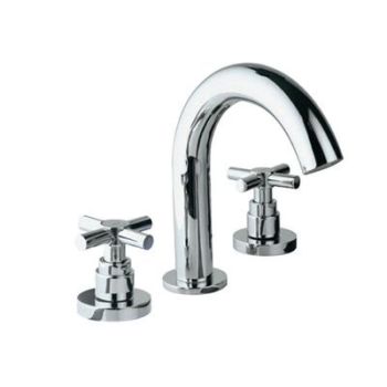 Jaquar Solo Bath Tub Filler Consisting Of 2 Control Cocks And One Spout, 20Mm Cartridge Size