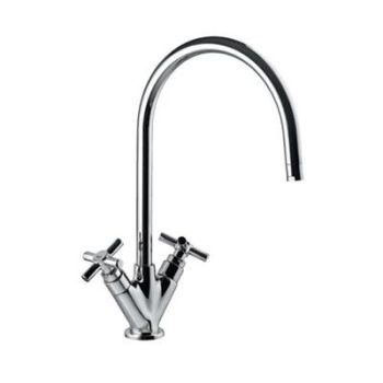 Jaquar Solo Sink Mixer With Swinging Spout (Table Mounted Model) With 450Mm Long Braided Hoses