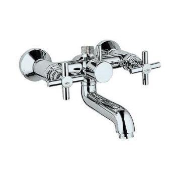 Jaquar Solo Wall Mixer With Telephone Shower Arrangement, Connecting Legs & Wall Flanges But Without Crutch & Telephone Shower