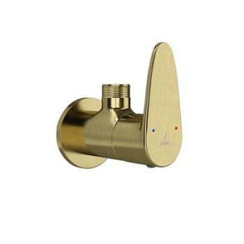 Jaquar Vignette Prime Angular Stop Cock With Wall Flange Gold Dust