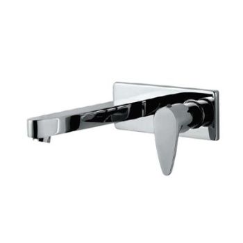 Jaquar Vignette Prime Exposed Part Kit Of Single Concealed Stop Cock Consisting Of Operating Lever, Cartridge Sleeve, Wall Flange (With Seals) & Basin Spout Chrome