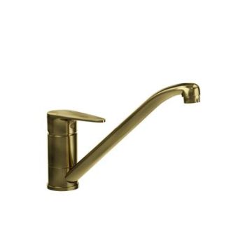 Jaquar Vignette Prime Single Lever Sink Mixer With Swinging Spout (Table Mounted) With 450Mm Long Braided Hoses Antique Bronze