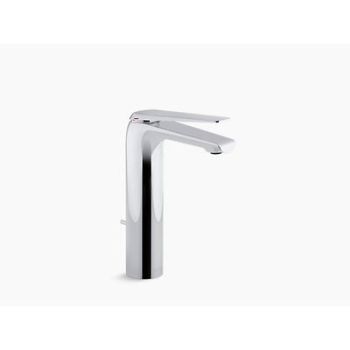 Kohler Avid Single-Control Tall Lavatory Faucet With Drain In Polished Chrome Polished Chrome (K-97347In-4-Cp)