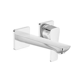 Kohler Fore Tri Single Control  Wall Mount  Lav Faucet Trim Without  Drain Polished Chrome (K-27481In-4Nd-Cp)