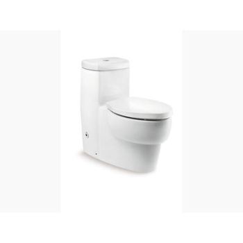Kohler Ove One-Piece Toilet With Quiet-Close Seat And Cover White (K-17629In-Sm-0)