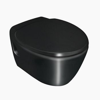 Kohler Presquile Wall Hung Toilet With Quiet-Close Slim Seat Cover In Black (K-18133In-Sr-7)