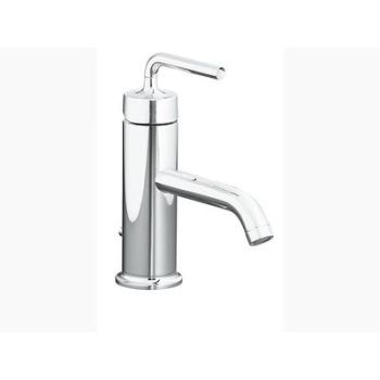 Kohler Purist Single-Control Lavatory Faucet With Straight Lever Handle With Drain Polished Chrome (K-14402In-4A-Cp)