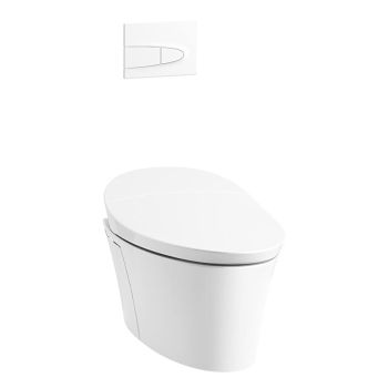 Kohler Veil Intelligent Wall Hung Toilet White (K-5402IN-ZZ-0)